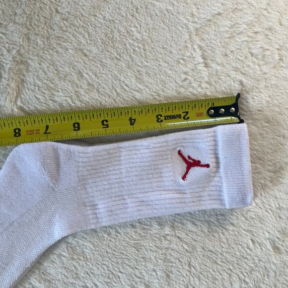 Kids Jordan Socks (1 Pair) White with Red Logo and Lettering - NWOT - Picture 5 of 5